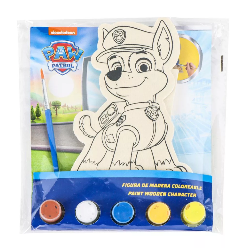Maľovanie na drevo PAW PATROL Chase