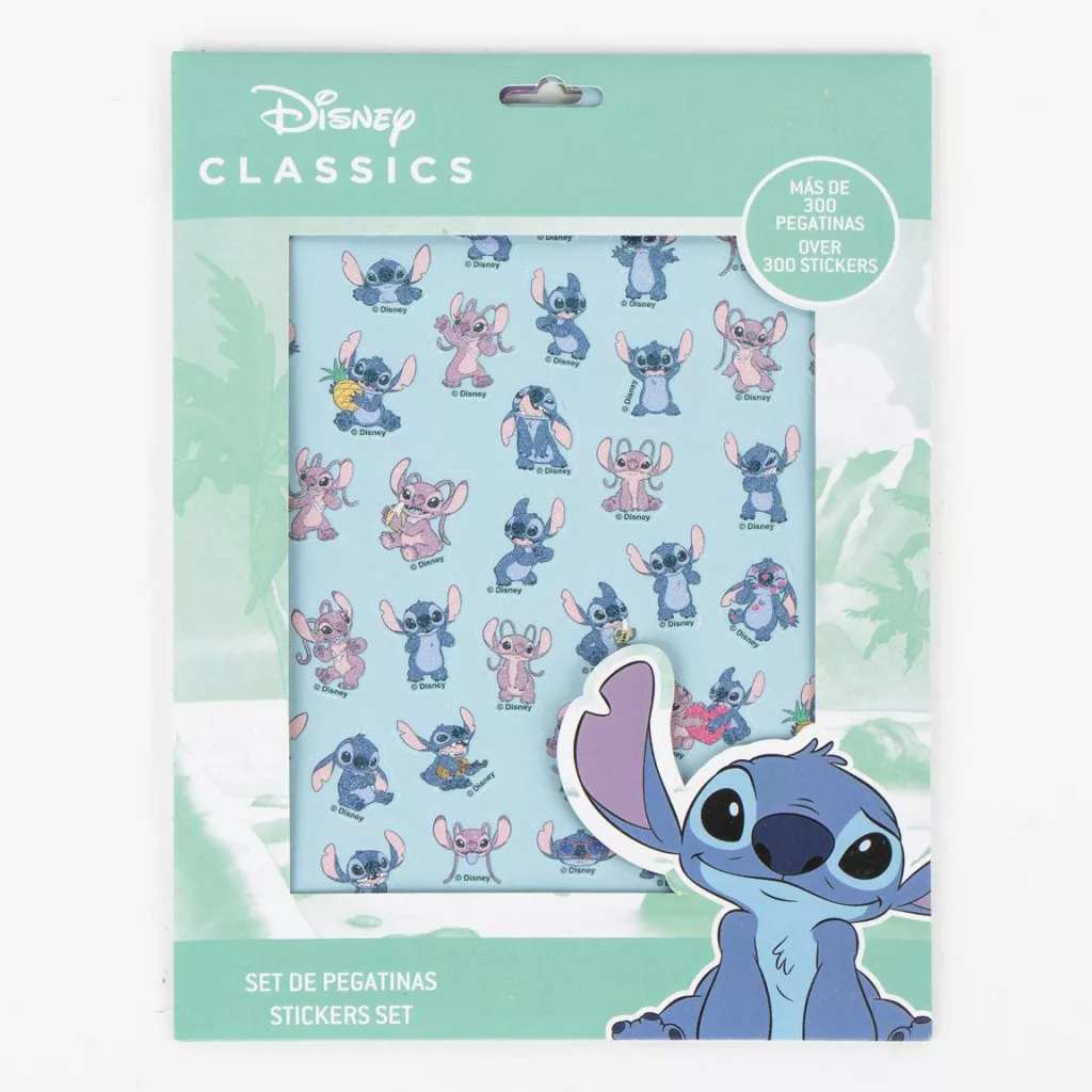 Set 300ks nálepiek LILO A STITCH