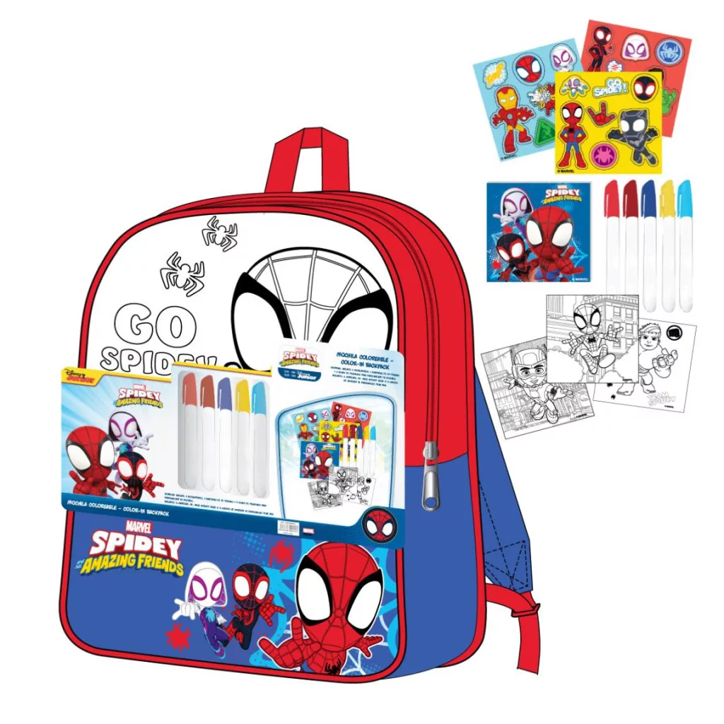 Ruksak na vyfarbenie SPIDEY