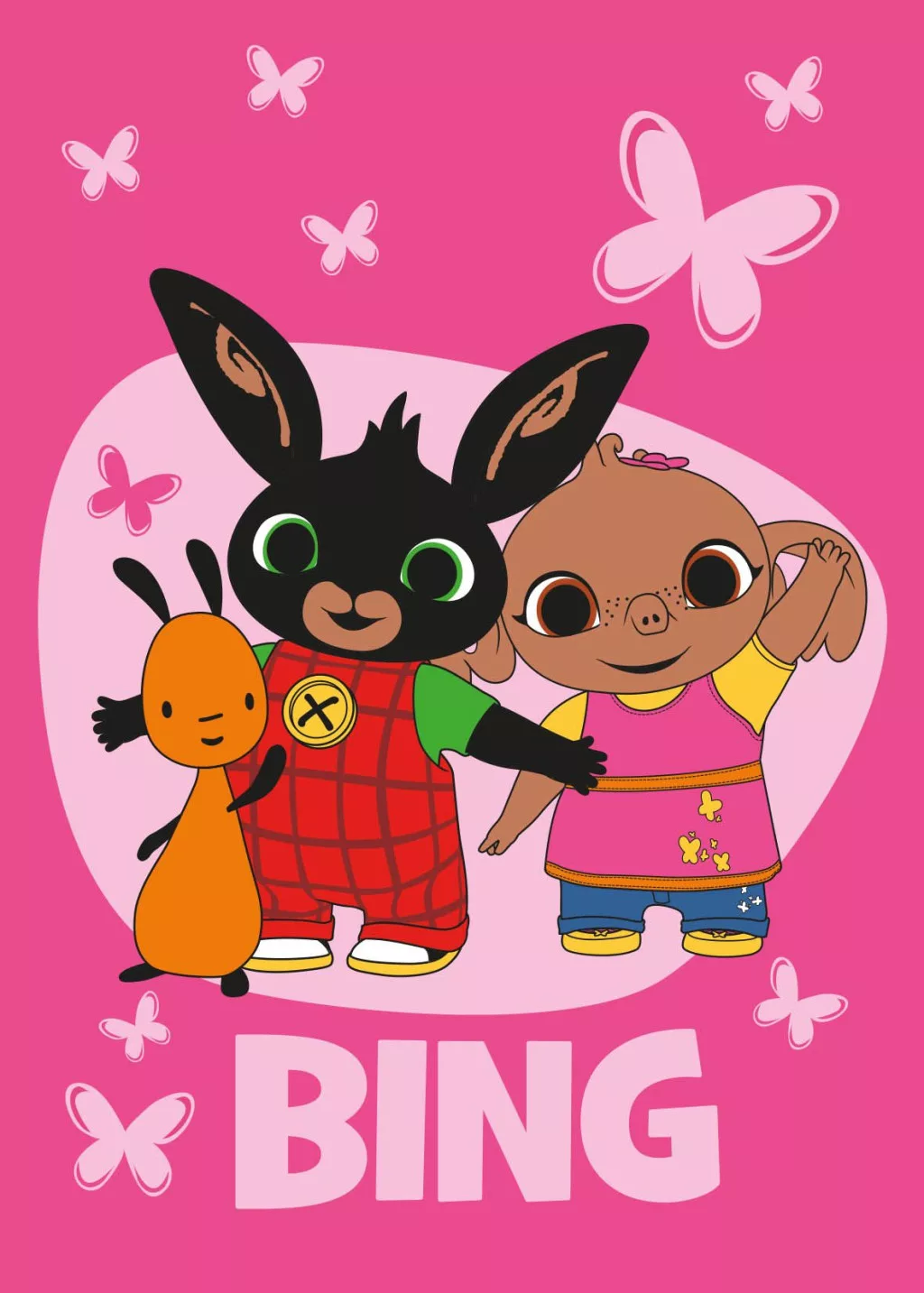 Deka 100x150 BING motýle