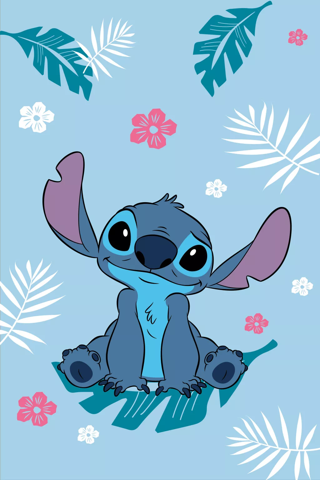 Deka 100x150 LILO A STITCH blue