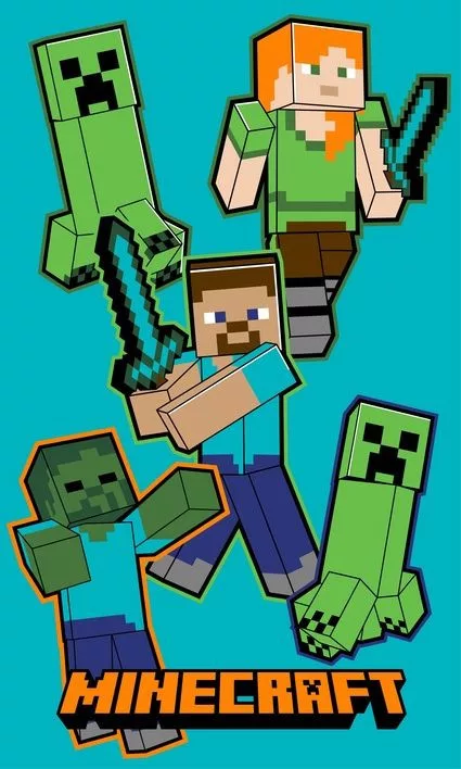 Uterák 30x50 MINECRAFT crawler