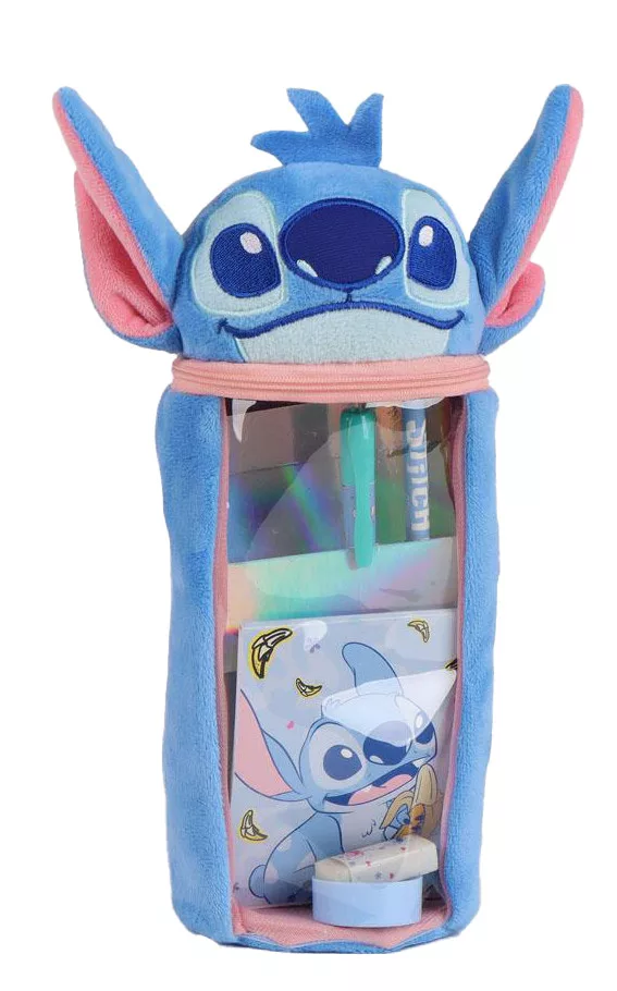 Plyšový plnený peračník LILO A STITCH blue