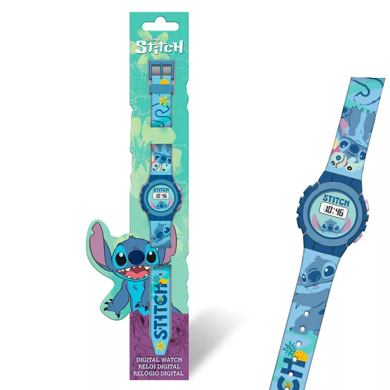Digitálne hodinky LILO A STITCH blue