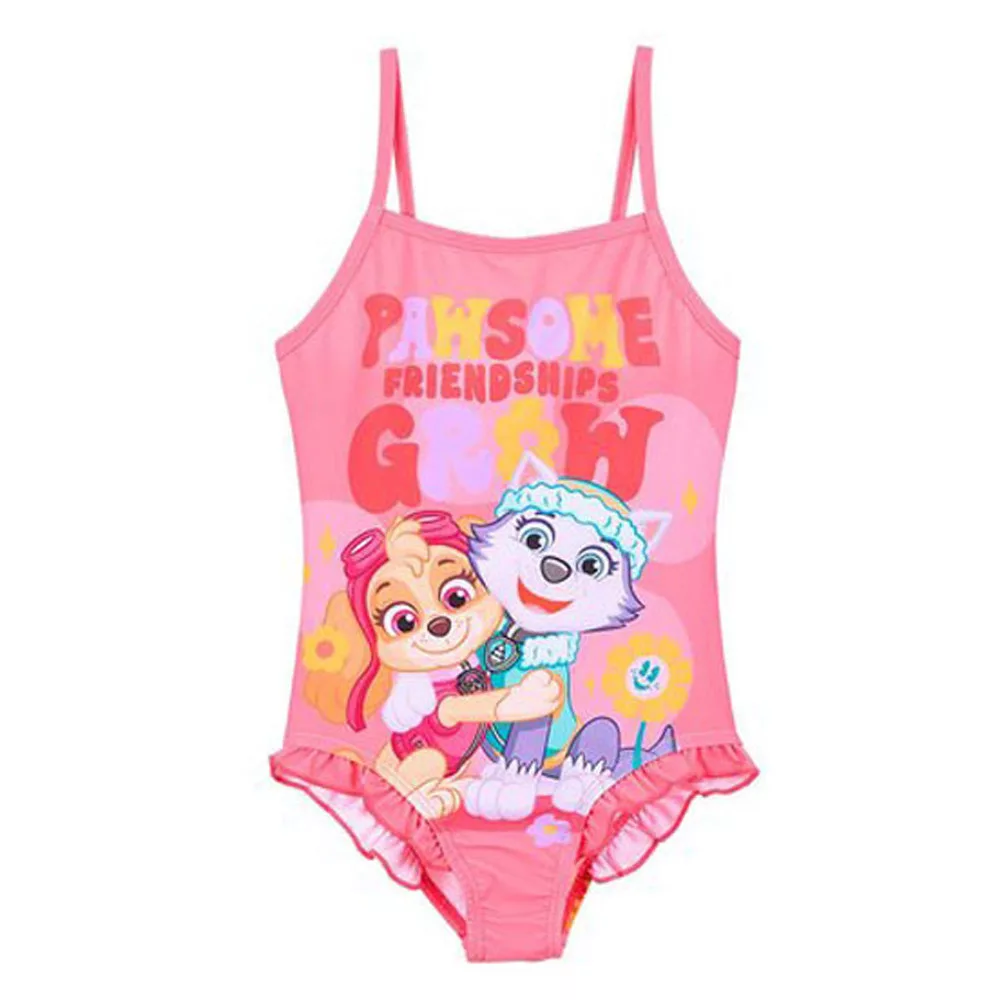Dievčenské plavky PAW PATROL pink - 4r.