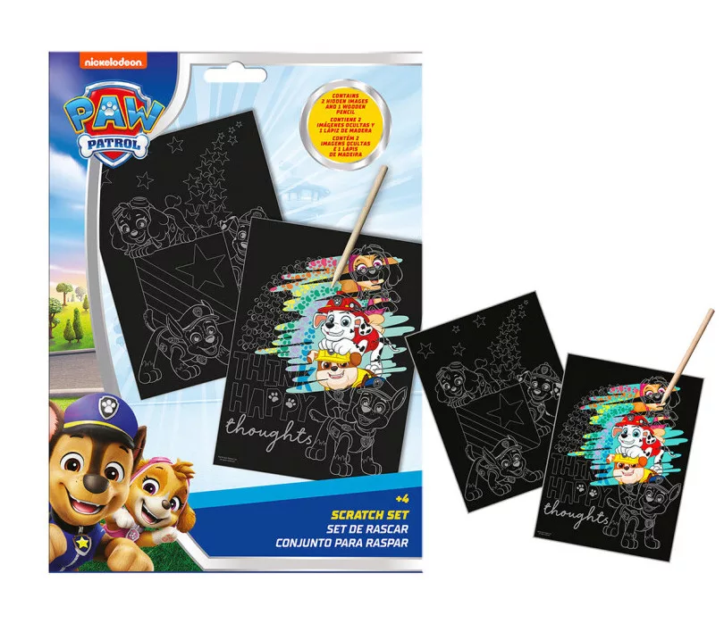 Vyškrabávacie obrázky PAW PATROL