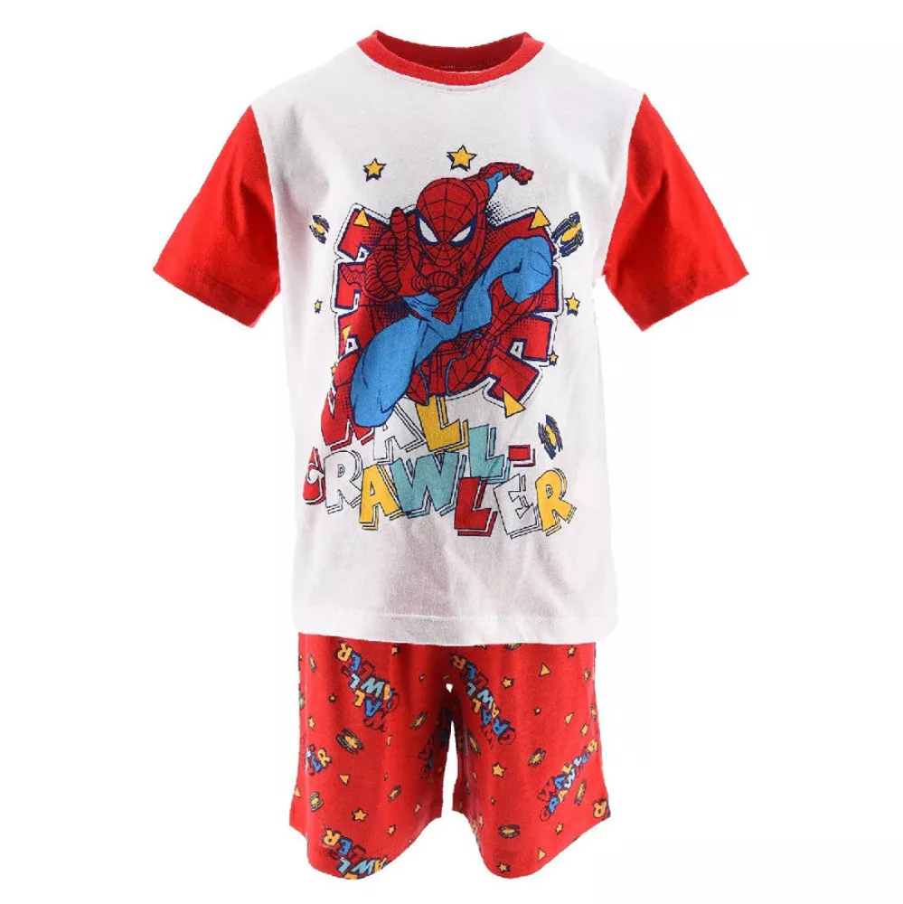 Krátke pyžamo SPIDERMAN červené - 4r.