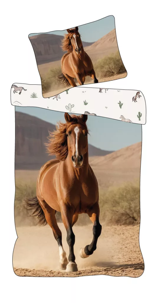 Obliečky 140x200 KÔŇ mustang