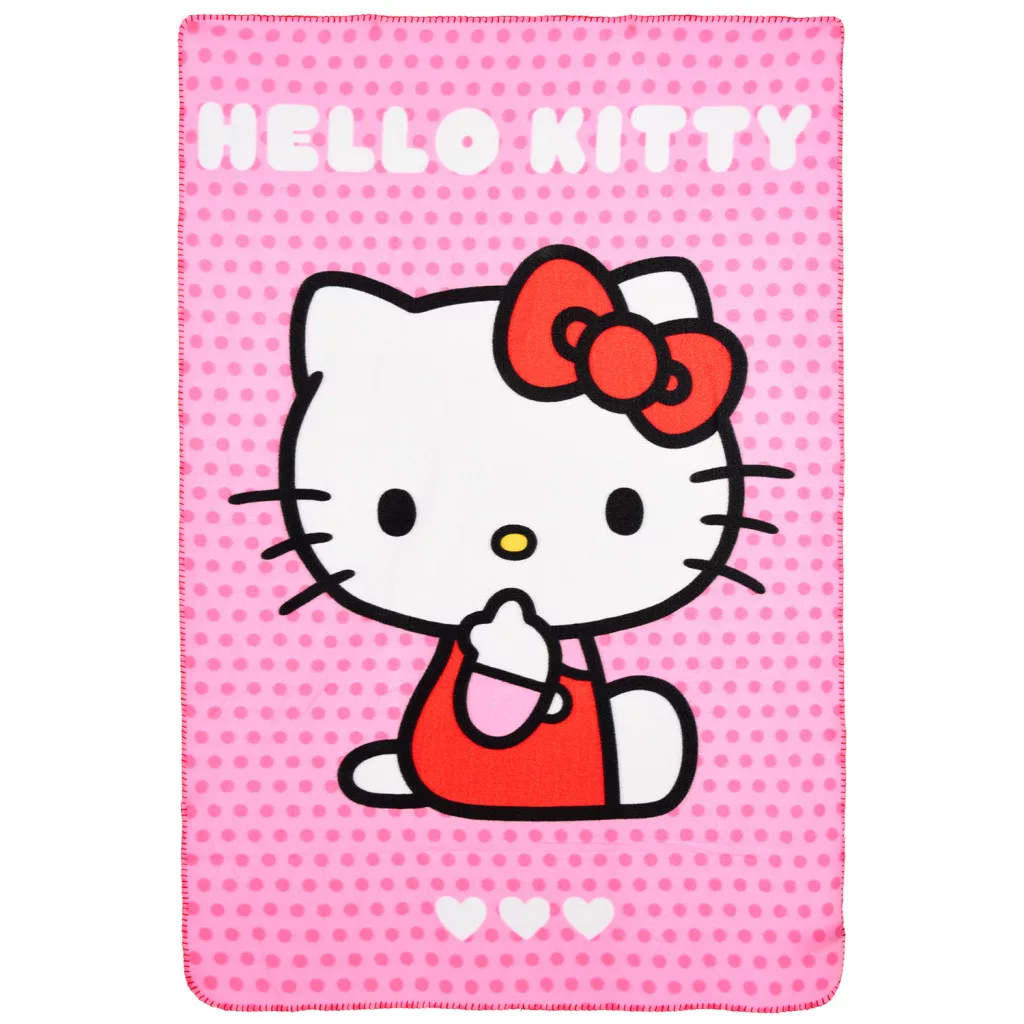 Deka 100x150 HELLO KITTY ružová