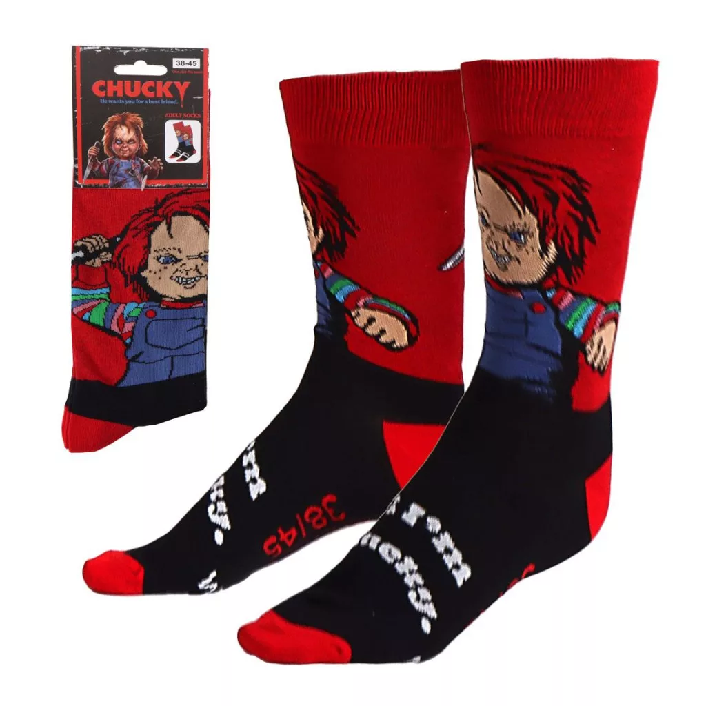 Vysoké ponožky CHUCKY postava - 38/45