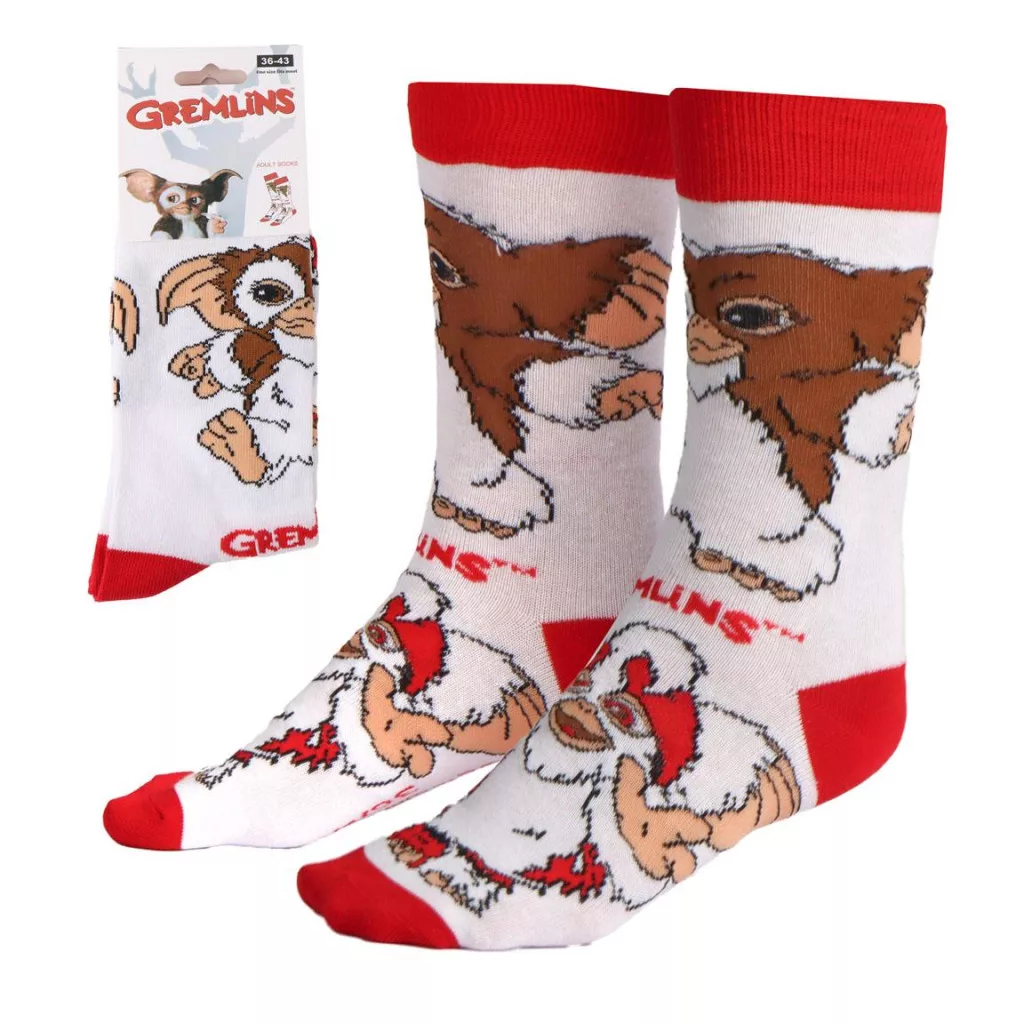 Vysoké ponožky GREMLINS biele - 36/43