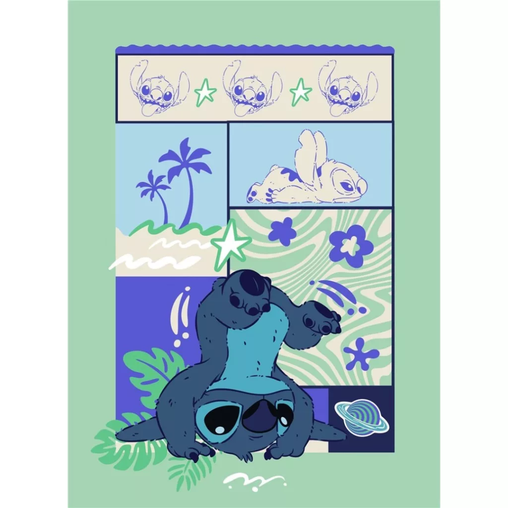 Deka 110x150 LILO A STITCH ocean