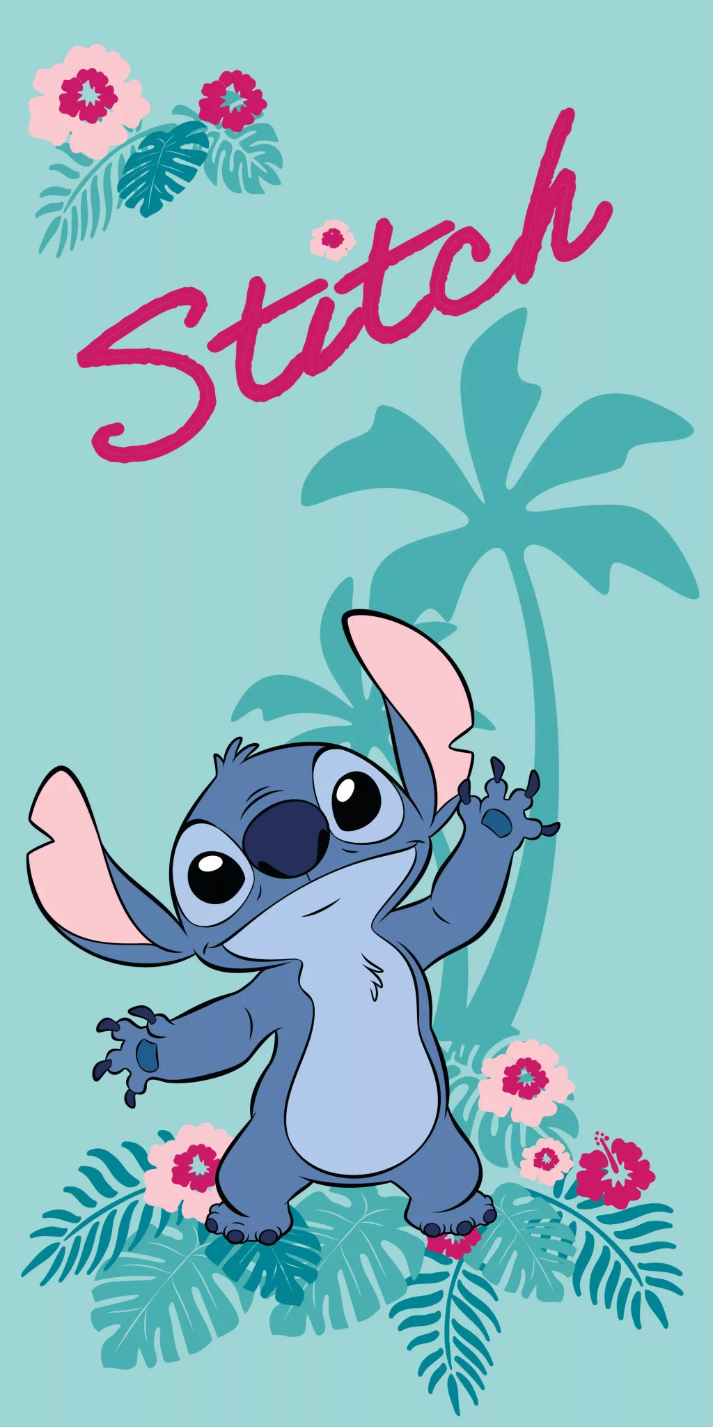 Osuška 70x140 LILO A STITCH hawai 01 (rýchloschnúca)