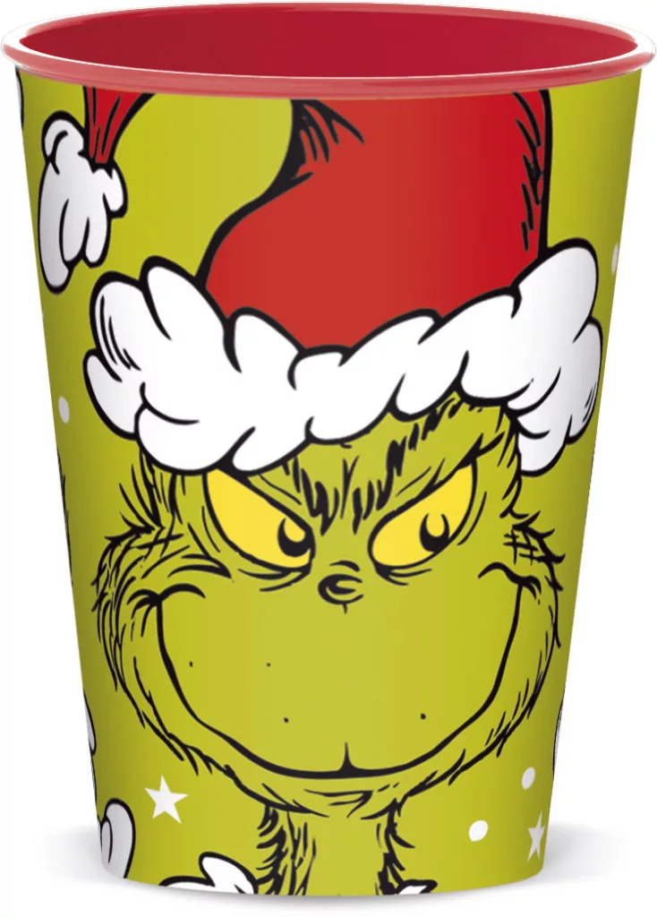 Plastový pohár GRINCH vianoce 