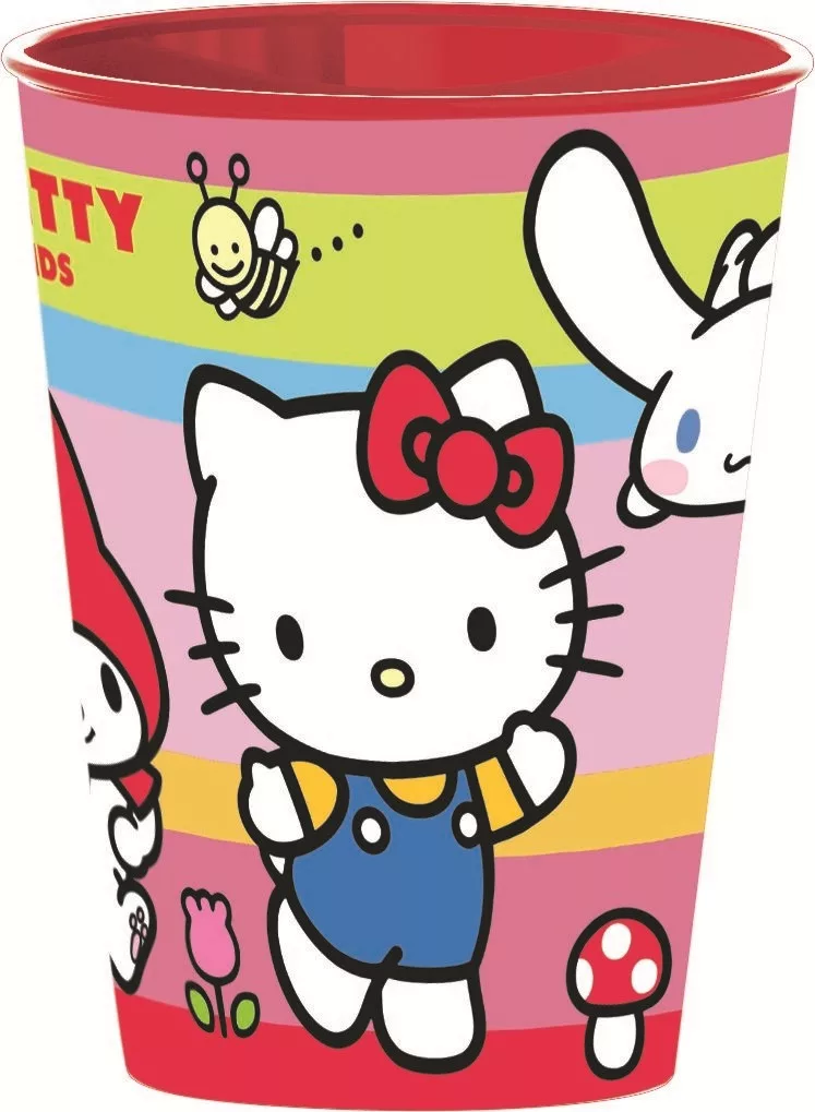 Plastový pohár HELLO KITTY friends