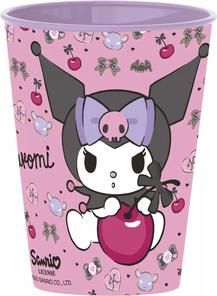 Plastový pohár KUROMI cherry