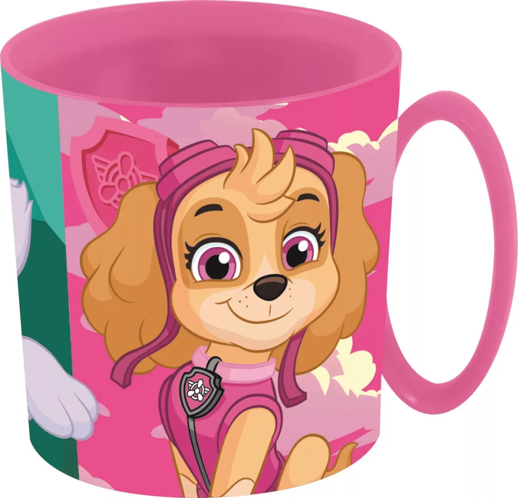 Plastový hrnček PAW PATROL ružový (390ml)
