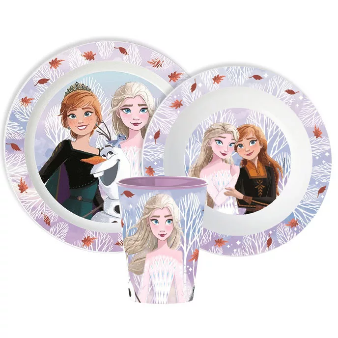 Jedálenský set - plast FROZEN jeseň