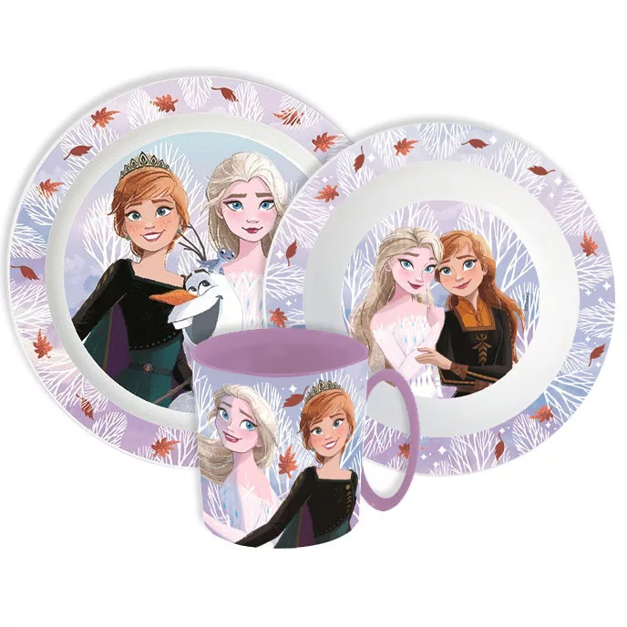 Jedálenský set - plast FROZEN jeseň 01