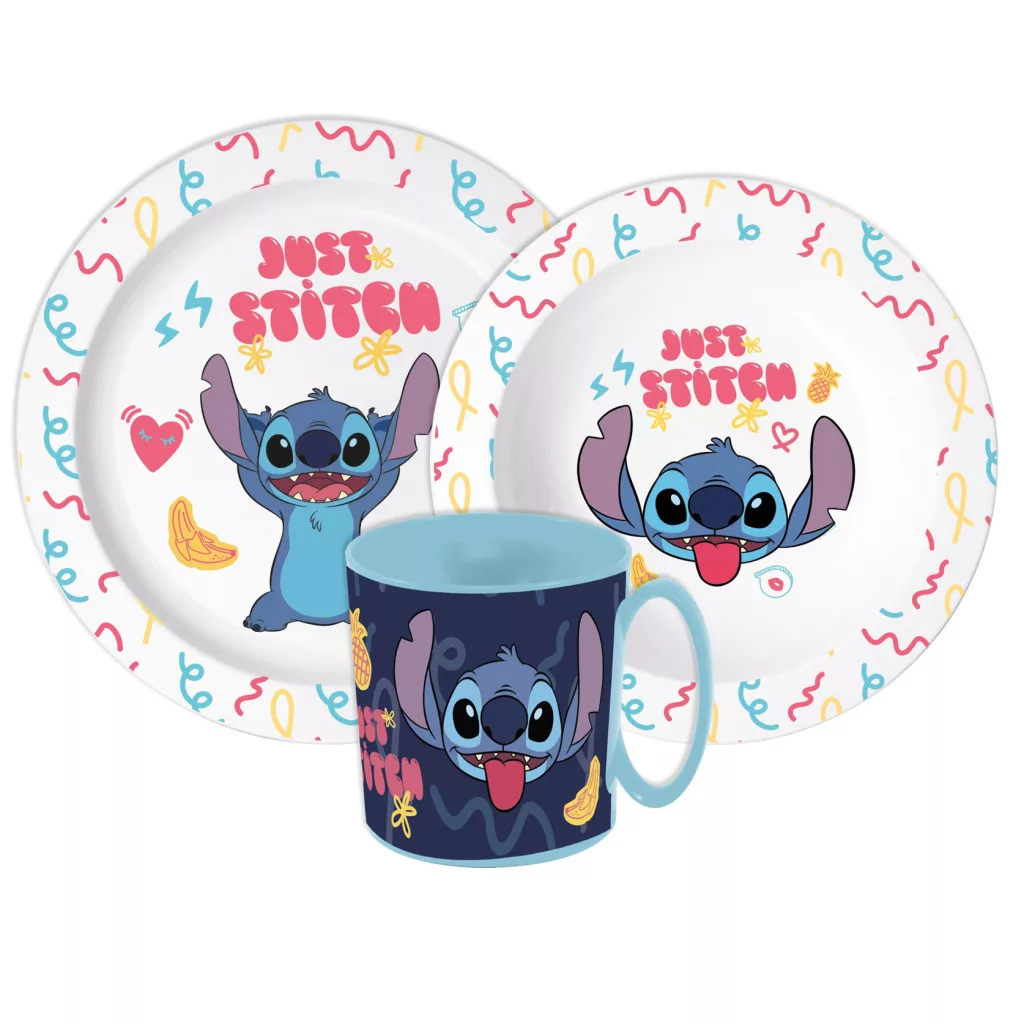 Jedálenský set - plast LILO A STITCH just 01