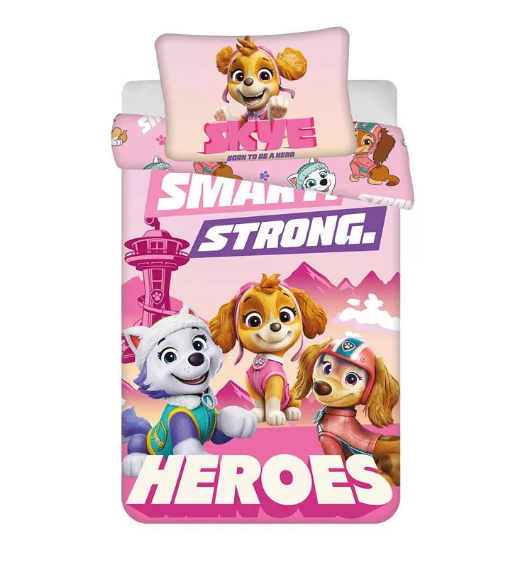 Obliečky do postieľky 100x135 PAW PATROL smart strong