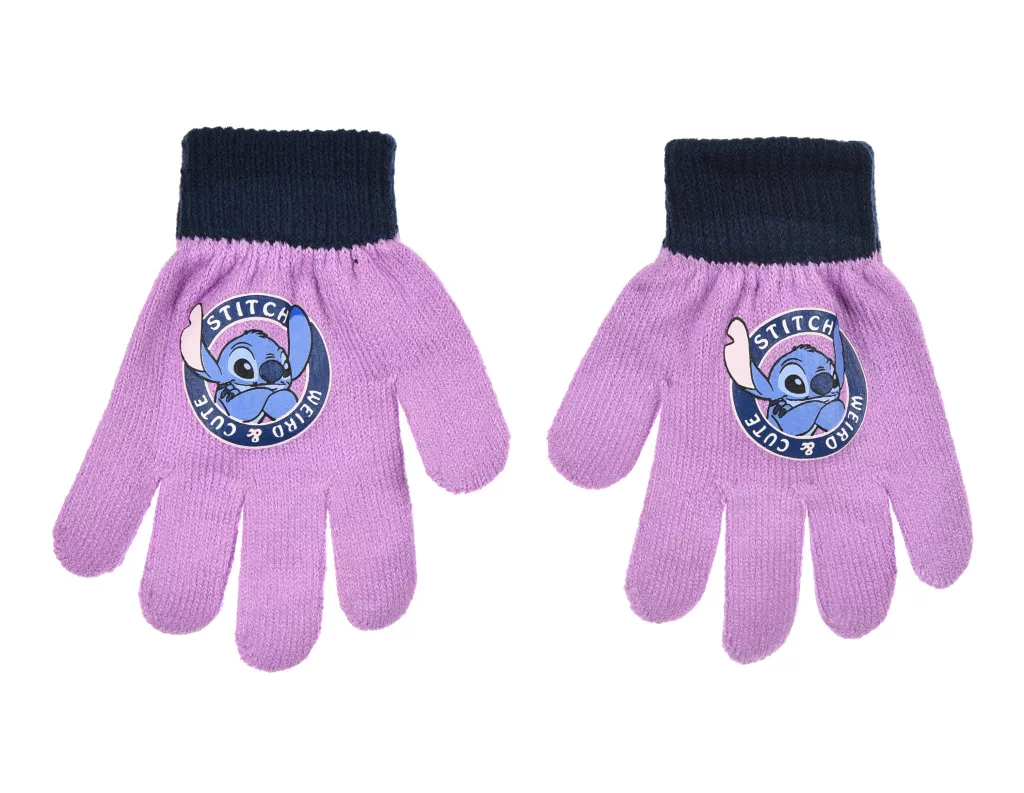 Rukavice LILO A STITCH purple