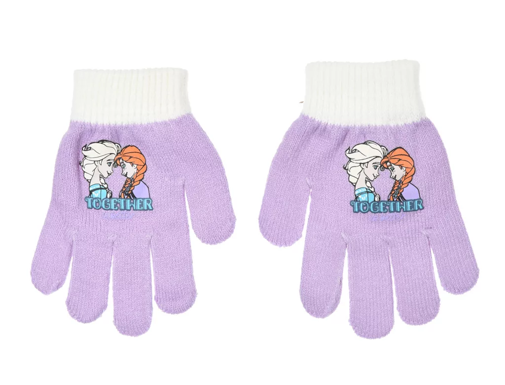 Rukavice FROZEN sestry fialové