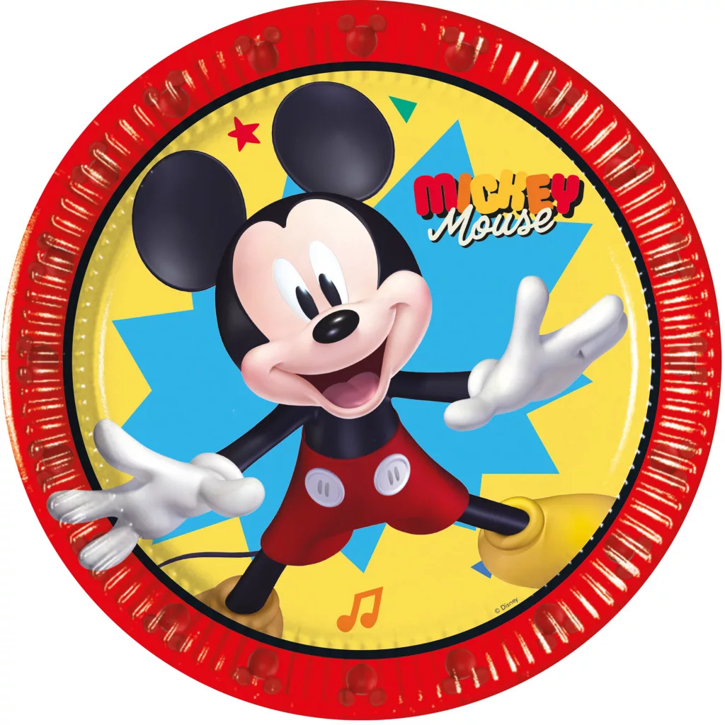 Papierový tanier 20cm MICKEY jump