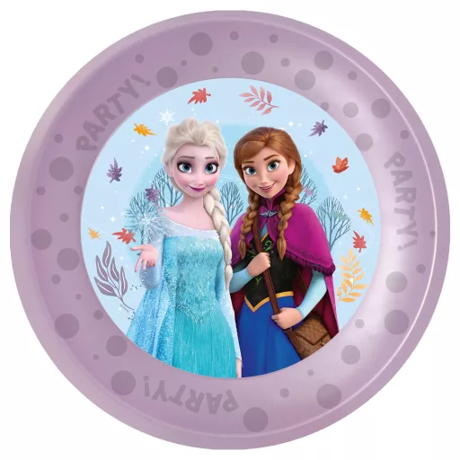 Plytký tanier 4ks FROZEN fialový