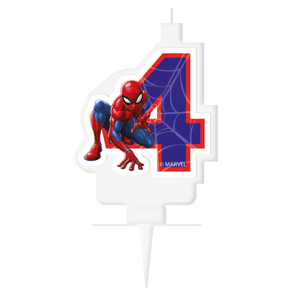 Sviečka č.4 SPIDERMAN