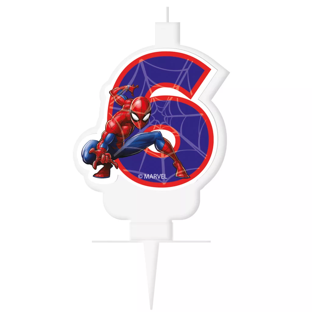 Sviečka č.6 SPIDERMAN