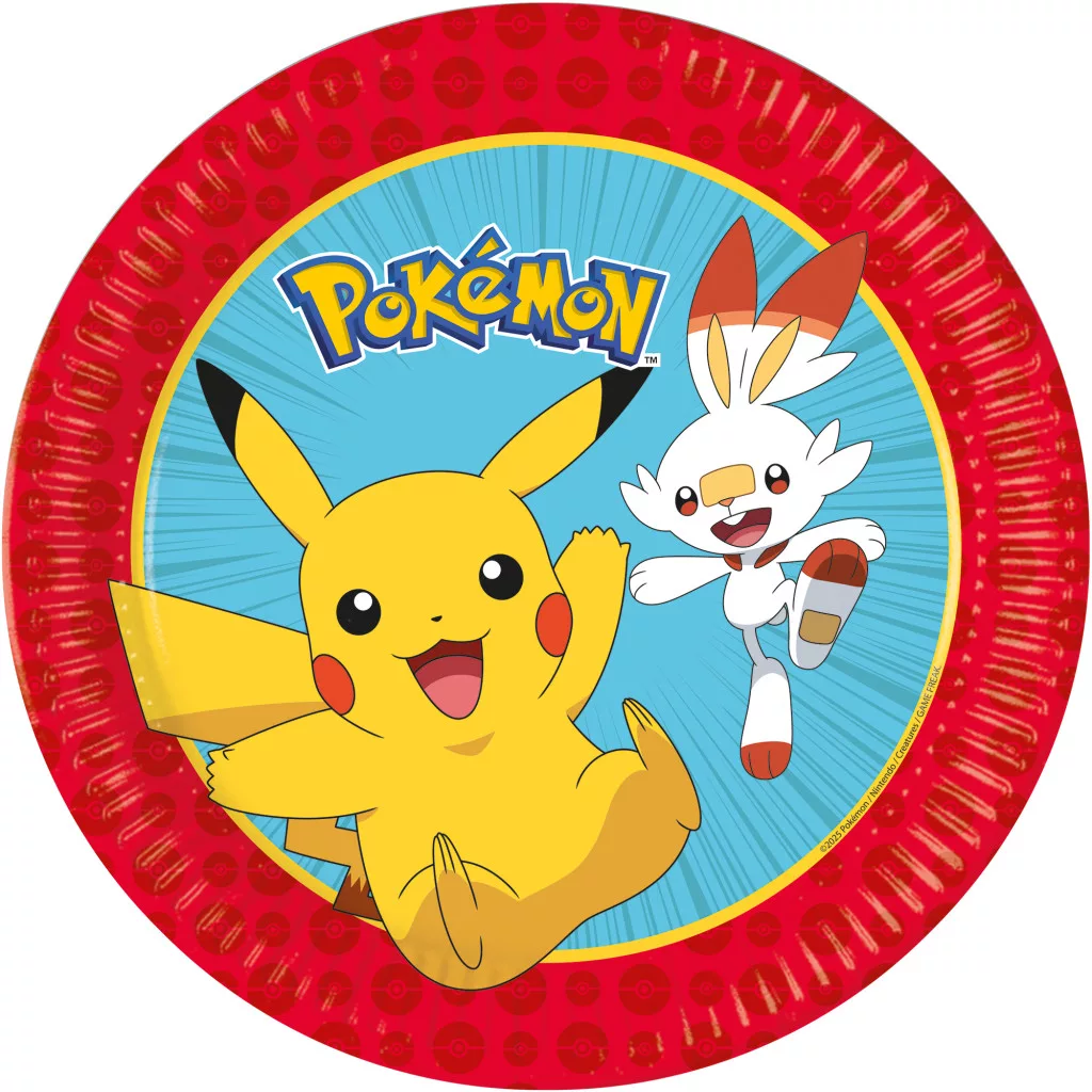Papierový tanier 23cm POKÉMON generation