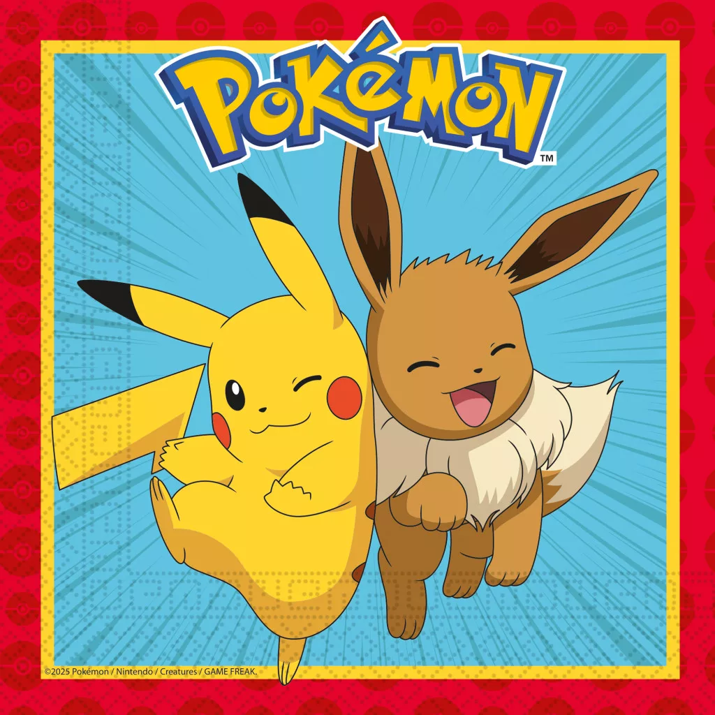 Servítky (20ks) POKÉMON generation