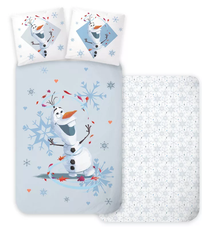 Obliečky do postieľky 100x135 FROZEN Olaf