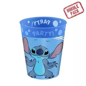 Plastový pohár LILO A STITCH modrý (4ks)