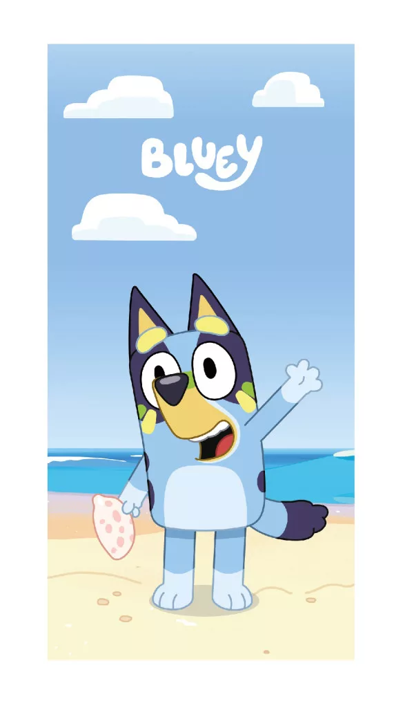 Osuška 70x140 BLUEY pozdrav (rýchloschnúca)