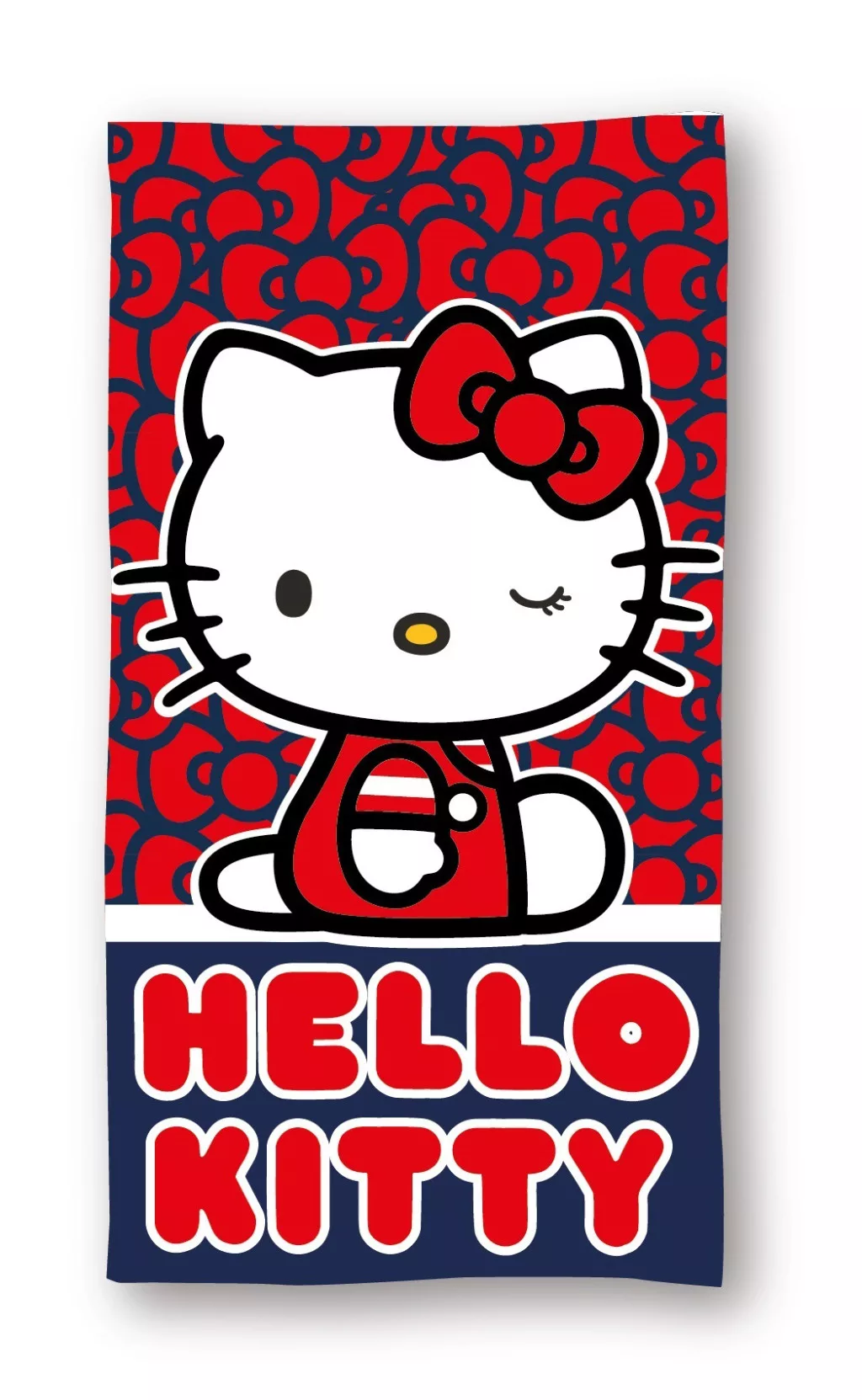 Osuška 70x140 HELLO KITTY žmurk (rýchloschnúca)