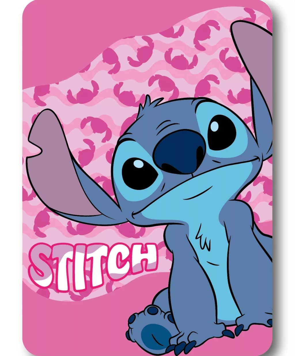 Deka 100x140 LILO A STITCH pink