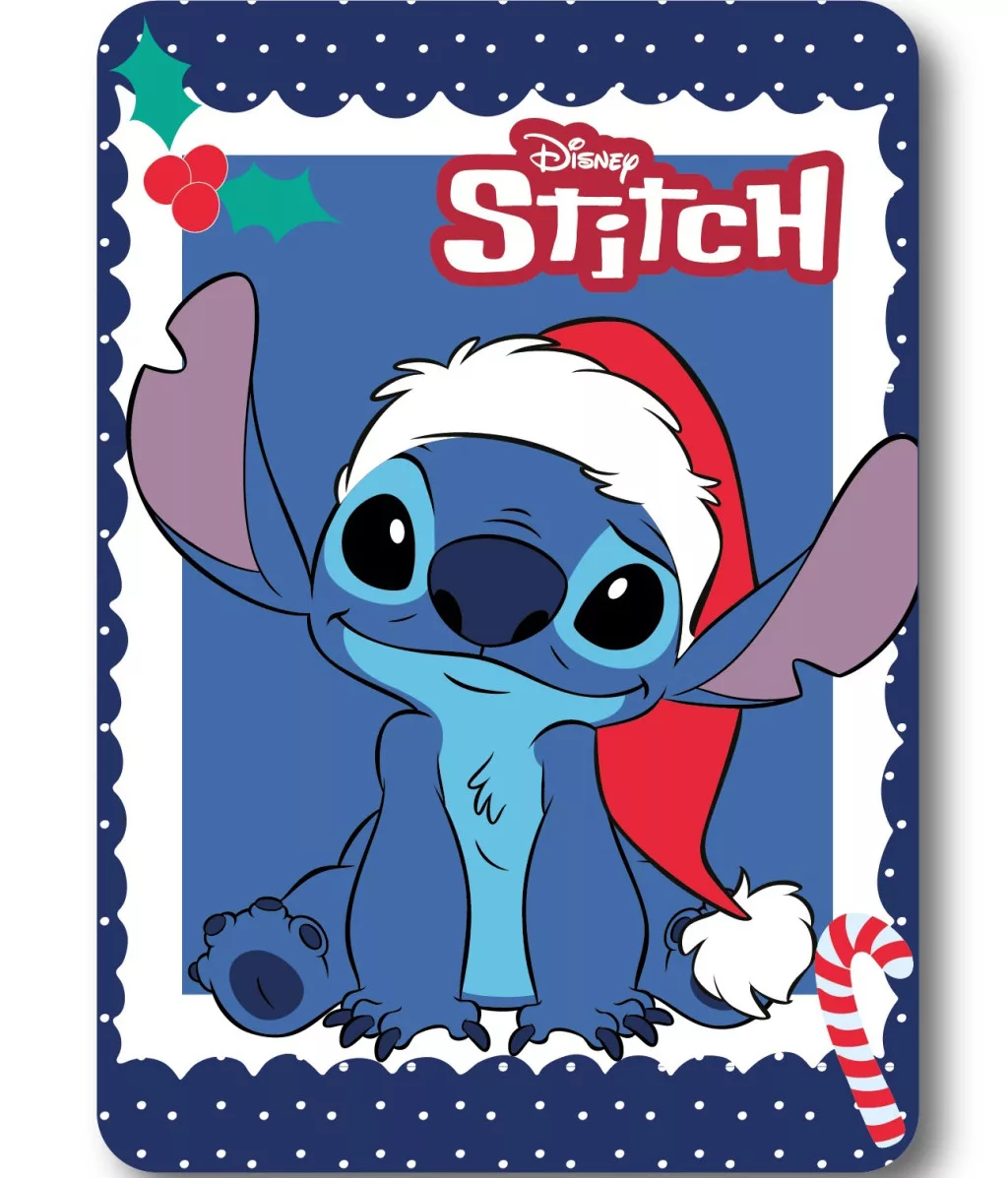 Deka 100x140 LILO A STITCH vianoce