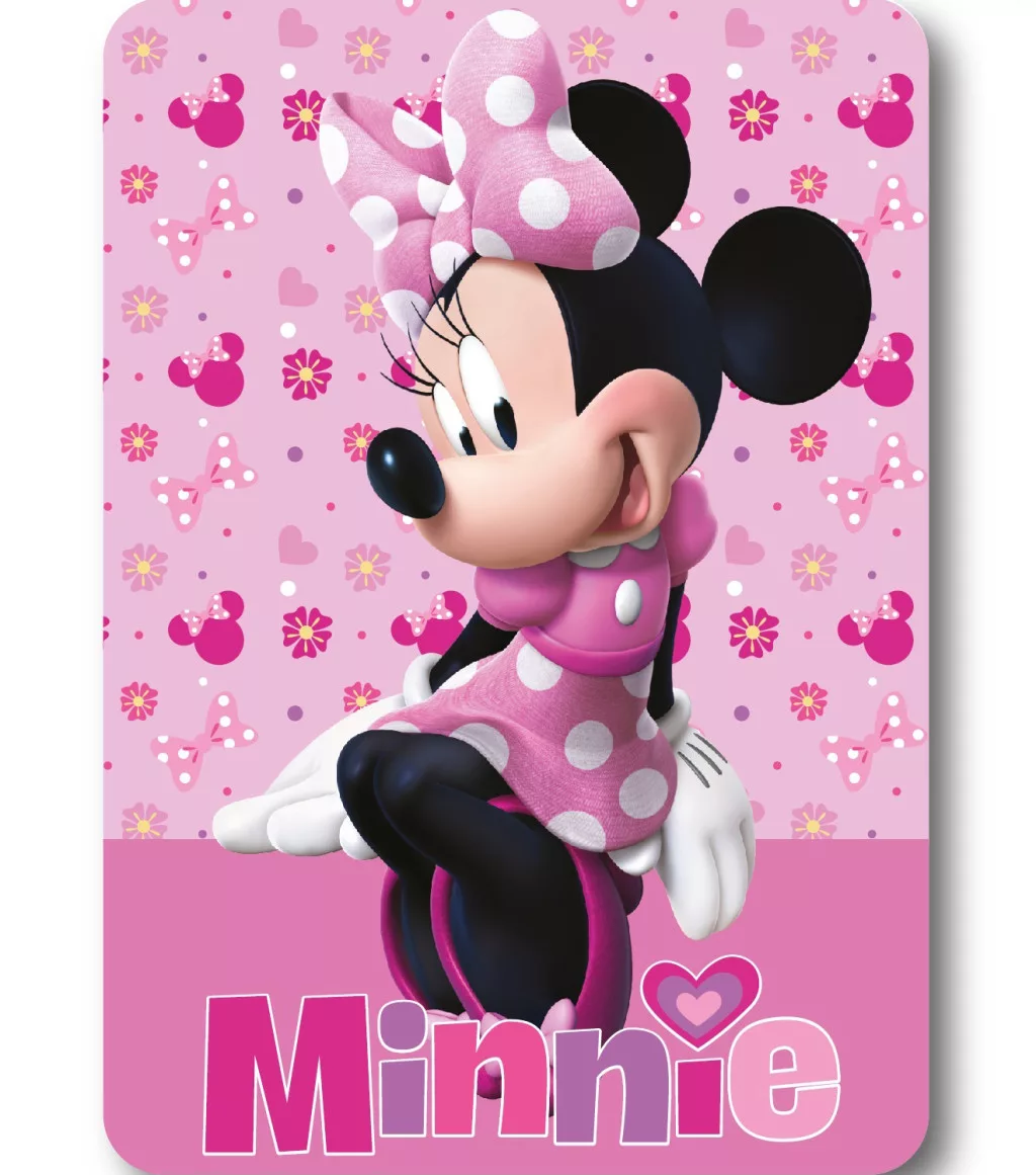 Deka 100x140 MINNIE ružová