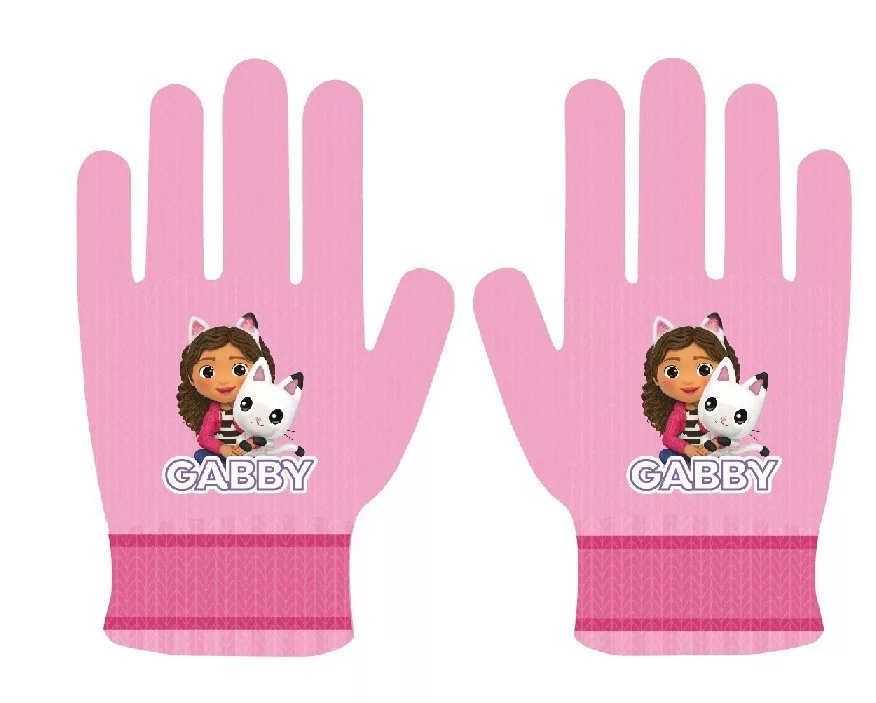 Rukavice GABBY ružové 01