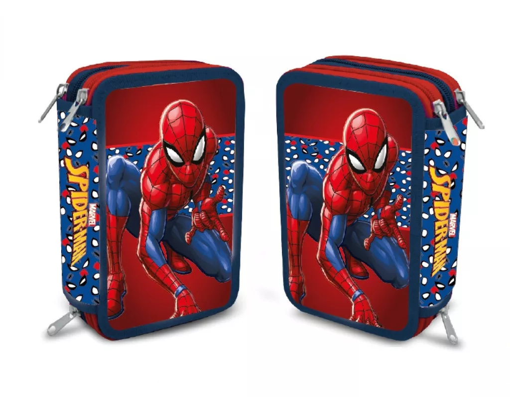 Plnený peračník (3 poschodia) SPIDERMAN drep