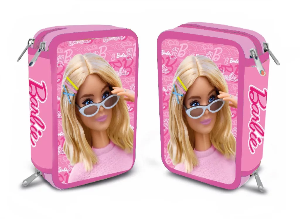 Plnený peračník (3 poschodia) BARBIE okuliare