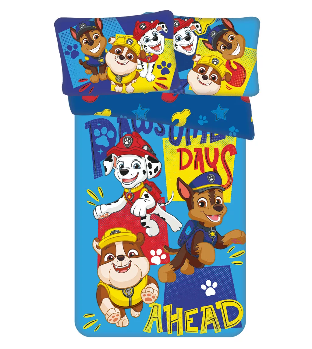 Obliečky do postieľky 100x135 PAW PATROL days