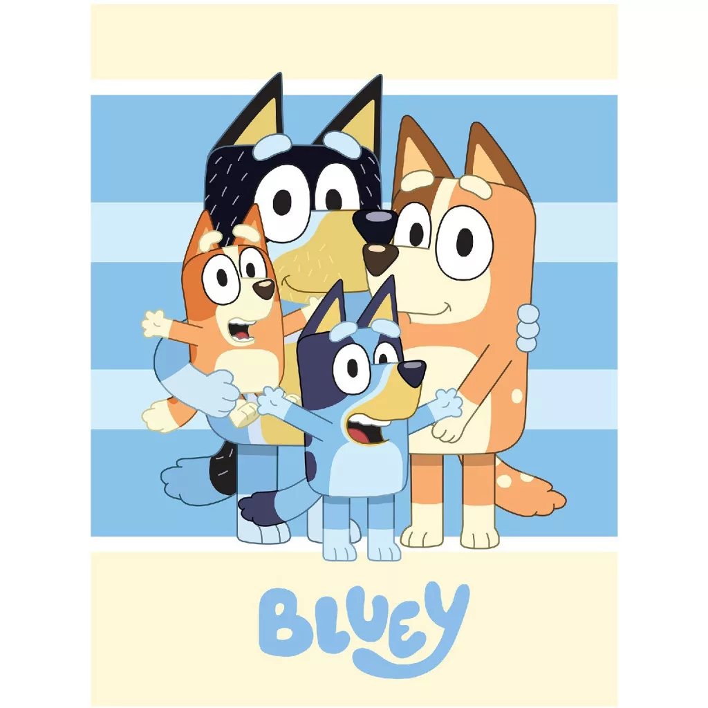 Deka 100x140 BLUEY happy