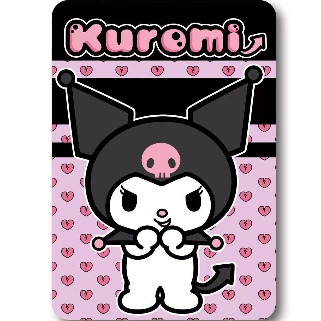 Deka 100x140 KUROMI srdiečka