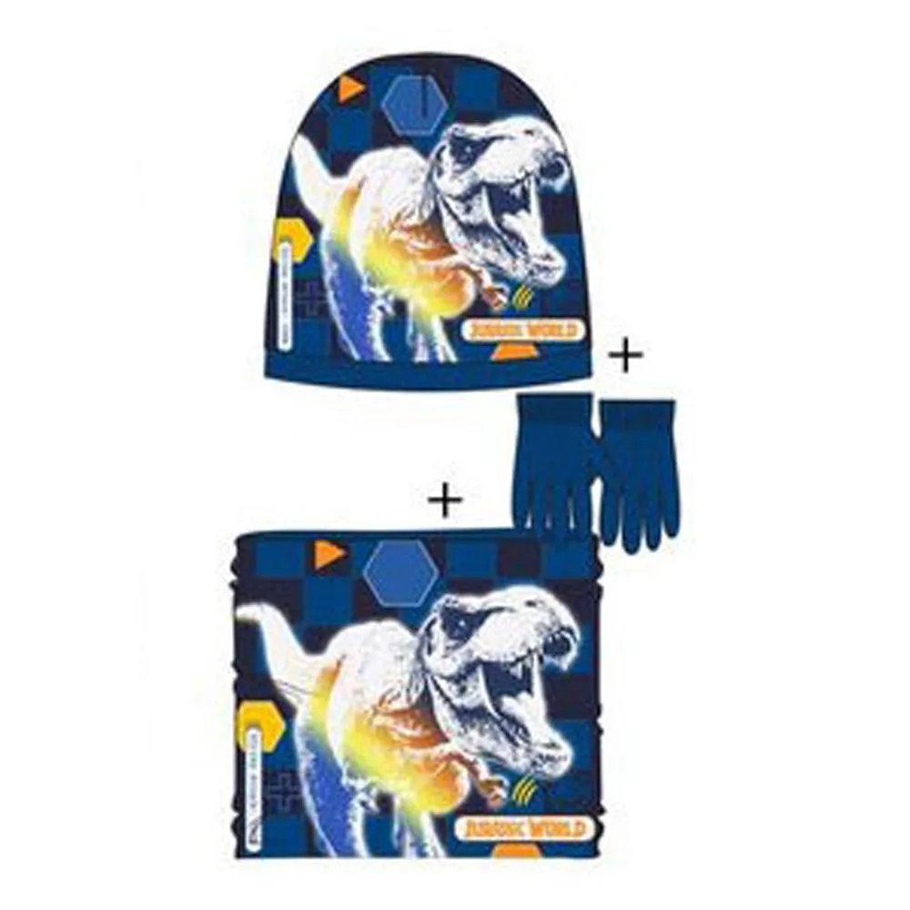 Detská jesenná sada JURSKÝ SVET modrá - č.52