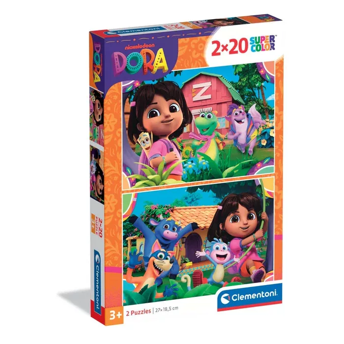 Puzzle 2x20 dielikov DORA