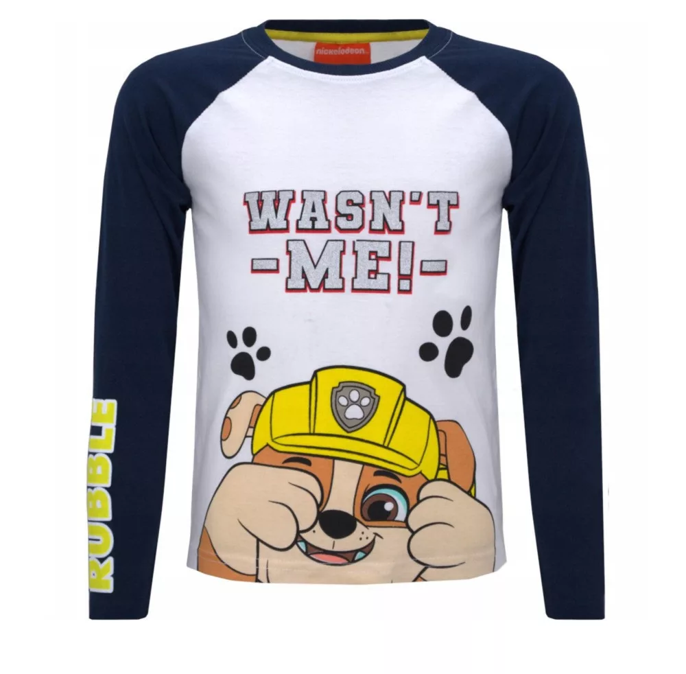 Tričko s dlhým rukávom PAW PATROL Rubble - 7r.