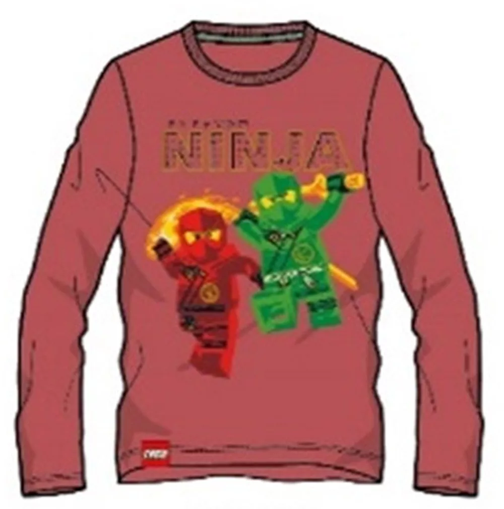 Tričko s dlhým rukávom LEGO ninjago red - 4r.
